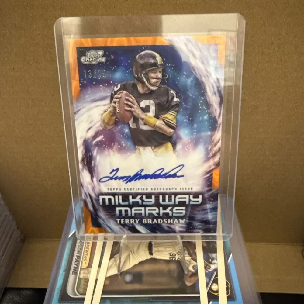 2024 Topps Cosmic Chrome Milky Way Terry Bradshaw 13/25 Orange Refractor🔥🔥